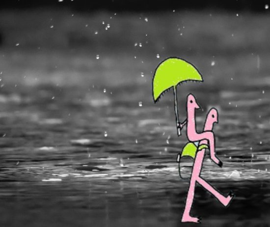 boundaries for highly sensitive people - umbrella in the rain